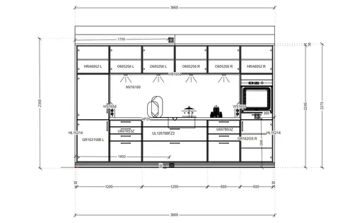 Einbauküche TAR + AVO